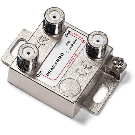 Fracarro 280701 PA2 Vertikale Trennwand 2-Wege-F-Verbindung TV- und Satellitenband