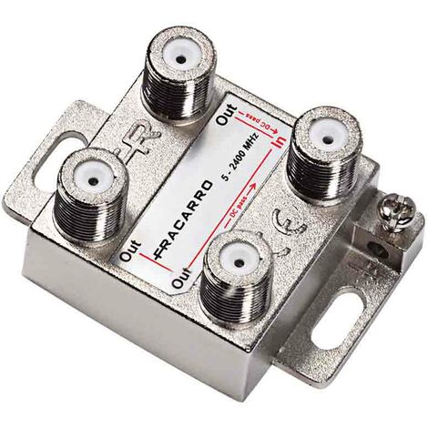 Fracarro 280703 PA3 Vertikale Trennwand 3-Wege F-Anschluss TV- und Satellitenband