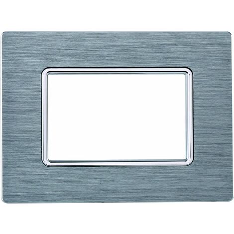 ETTROIT MT86411 4P Aluminiumplatte, goldfarben, kompatibel mit Bticino Matix (1/4)