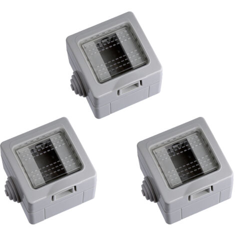 Gloca Set 2 Connettori TV Maschio Passanti Bianchi Compatibili Con Serie Matix – 50x50x70mm