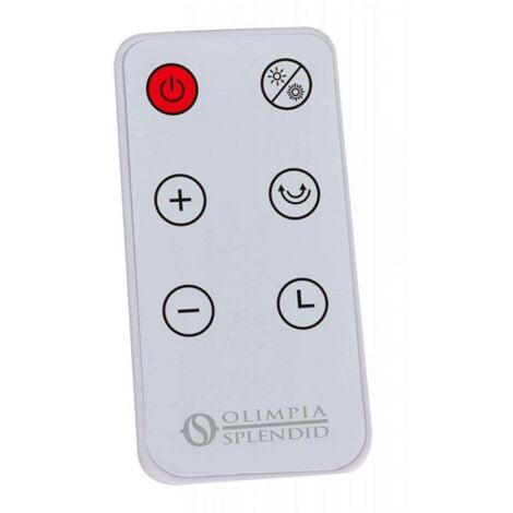 Olimpia Splendid - 99364 Caldo Up T - Termoventilatore ceramico a parete programmabile, 2000W