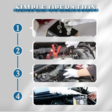 Détecteur Fuite Fumée Automobile Valise Diagnostic Auto Testeur De Fuite De Machine À Fumée Evap Avec Adaptateur D'admission Pke Meter Détecteurs De Fumée Détecteur Fuite Fumée Automobile Valise Diagnostic Auto Testeur De Fuite De Machine À Fumée Evap Avec Adaptateur D'admission Pke Meter Détecteurs De Fumée