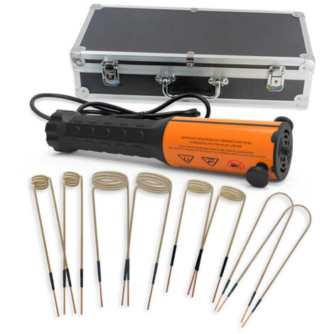 Outil Chauffe-Boulons à Induction Solary - Chauffe-Induction Magnétique 1100W 220V pour Déblocage de Boulons, Extracteur d'Écrous avec 8 Bobines pour le Retrait de Vis Rouillées