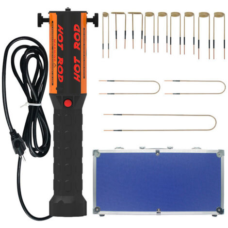 Outil Chauffe-Boulons à Induction Solary, Chauffe-Induction 1100W 220V avec 12 Bobines, Micro Chauffe-Induction pour le Retrait de Vis Rouillées, Magneticheat