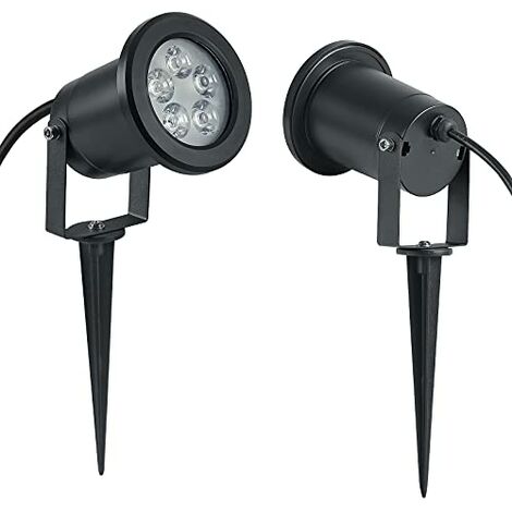 Projecteur De Jardin LED 9 Watts Blanc Chaud IP54 GU10 Pour L