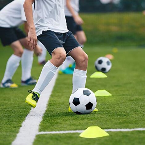 6 pièces Haies de Coordination Football Running Athletisme Exercices Agilité d'entraînement Vitesse équipement en hauteur de 15cm - Thies Distribution