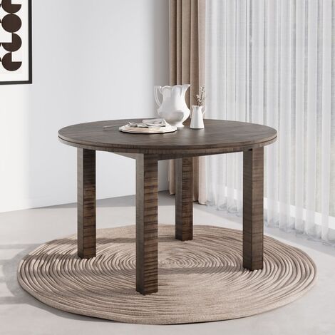 Matrix 120cm Round Mango Wood Dining Table