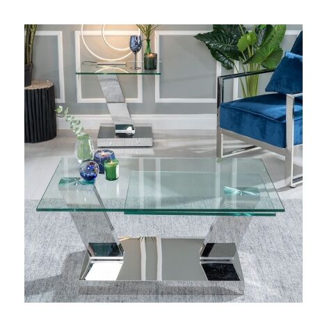 Urban glass store coffee table