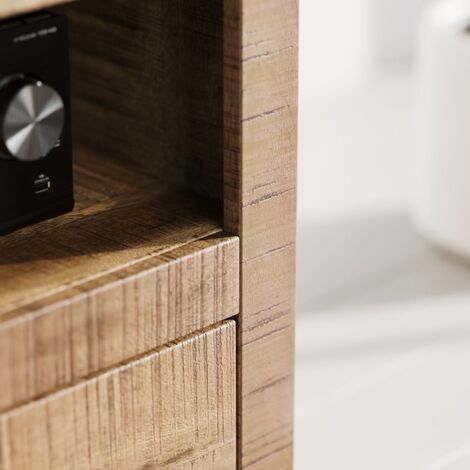 Mango wood deals hifi unit