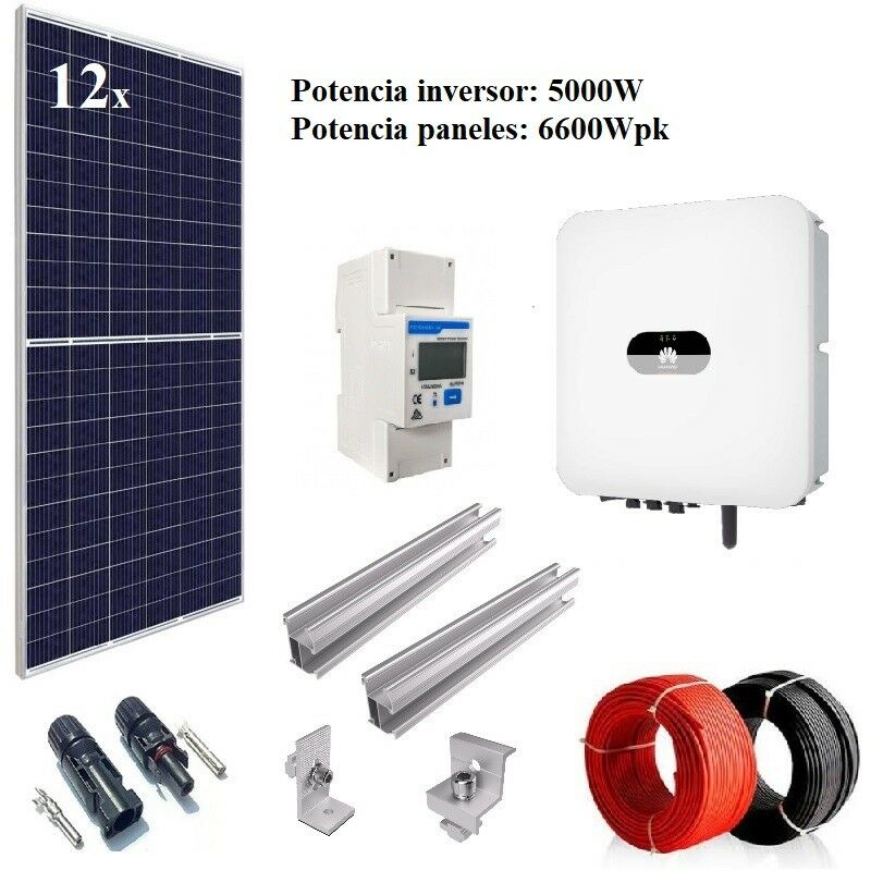 KIT AUTOCONSUMO 5000W6600Wpk