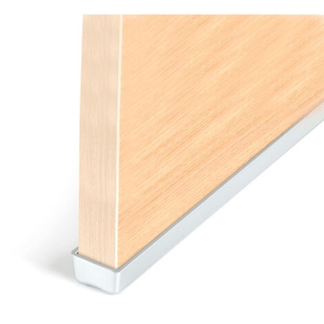 Profilé de protection latéral 620x19 mm – Thermoplastique aspect chrome – Pour finition de meubles – À couper sur mesure – Mengual (1/3)