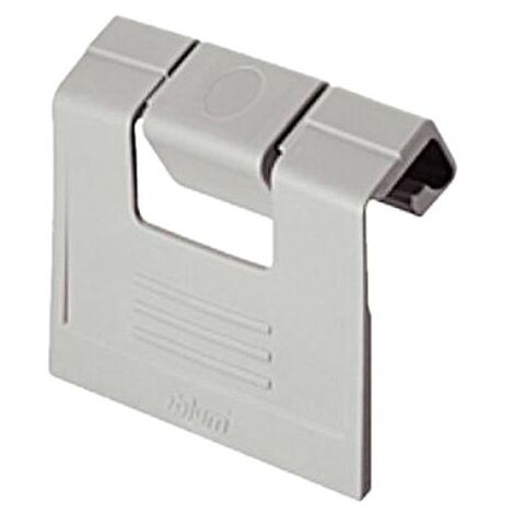 Blum – Poignée de tiroir intérieure avec butée – Gris – Plastique – Pour bois dur – Entraxe 80mm – Réf. ZIF.80M7 (1/4)