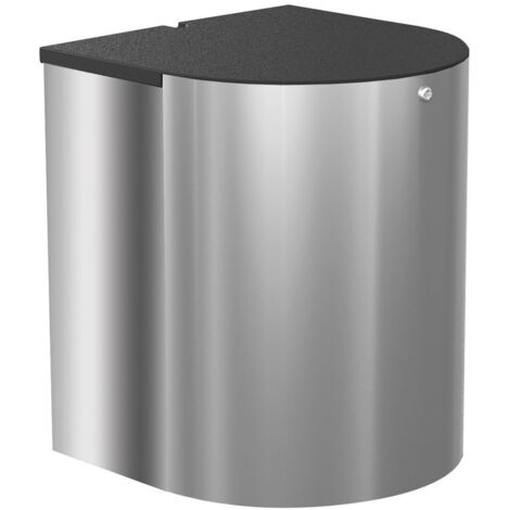 Couverture d'ascenseur intérieure en aluminium effet acier inoxydable (1/3)