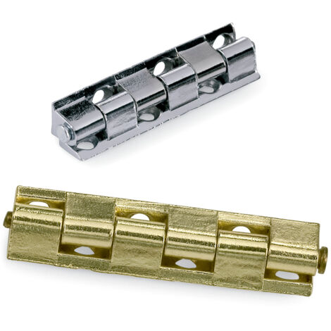 Bisagra Mueble Cromada 401-55 - BLUBAC - Bisagra sin finales para muebles (1/5)
