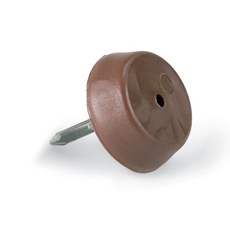 Boîte de: 100 unités Grand toboggan de chaise en plastique marron D-17 (1/3)