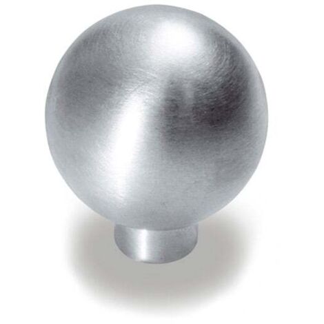 Pomo 25 mm Acero Inoxidable Mate (GUALTE) (1/3)