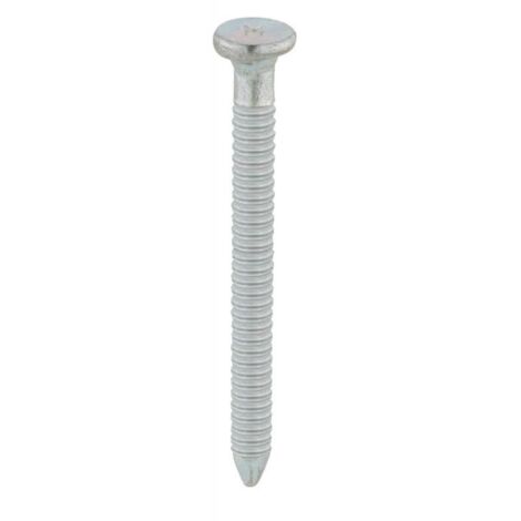 Boîte de : 250 Pcs Clou Fileté En Acier Galvanisé SXCN 4.0X60 D8 (1/2)