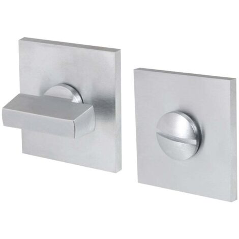 Molette + Déclencheur Rosace Carrée -50 Chrome Fin Mat