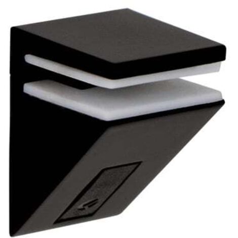 Support d'étagère Kalabrone 44474 mm verre noir mat (1/4)