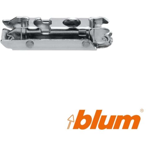 EMBALLAGE Base Droite Clip Acier Top 0Mm C.Exc. Vis Bl