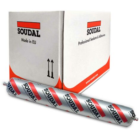 Mastic colle polyuréthane SOUDAFLEX PU 450 Soudal, 300 ML - Blanc, vendu  par 12