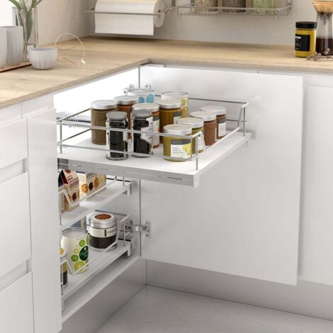 Cesto Multiuso M40 48305014 - Línea COMPACT MÍNIM - Kit de 1 cesto multiuso extraíble con base blanca (1/4)