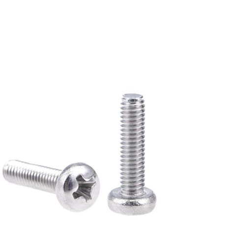 Boîte de : 10 pcs Vis rondes zinguées M-5 X 16 (1/3)