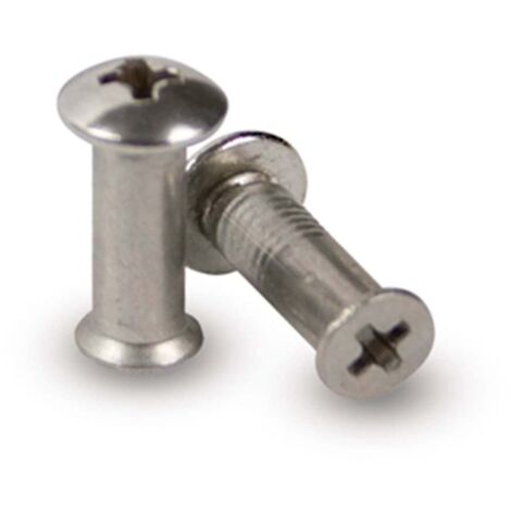 Cabina Sanitaria Tornillo Inox Rosca Chapa Con Redonda (1/3)