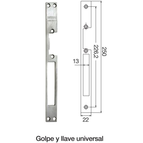 Plaque de corps de serrure électrique universelle 25Mm G.Key 17Mm en acier inoxydable (1/3)