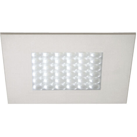 Hera Accessoire Overlay Carré Meuble Anneau Q 68-Led Acier Inoxydable