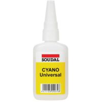 Cyanoacrylate Universa Soudal 20Gr. - Colle cyanoacrylate universelle