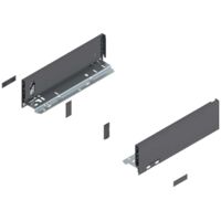 Jgo Perfil Lbx Blanco 300 Altura M Blum - Perfiles metálicos laterales cajon Legrabox Blum