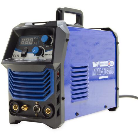 220A 230V Welder 10-220amps Wolf MMA TIG 240 Combination Welding