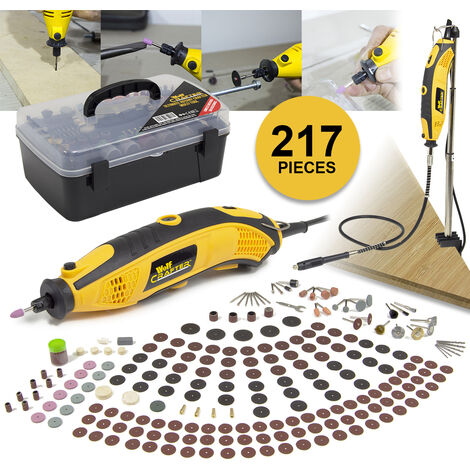 Wolf 170W Crafter Ultimate Rotary Multi Tool & 217pc Accessories