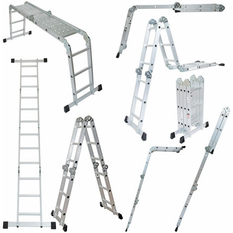 Wolf 11 in 1 Aluminium Folding Combination Ladder