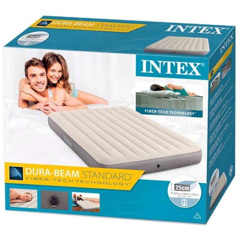 intex 64103 Materasso matrimoniale Dura Beam 152x203x25 cm