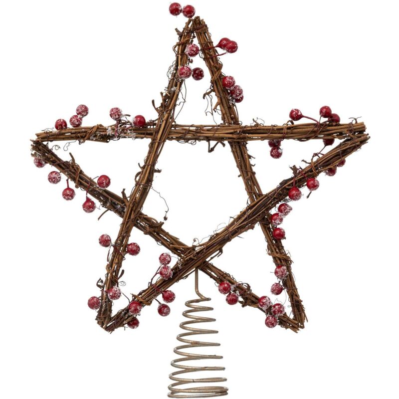 Cimier Etoile Sapin LED Dore - Jardi Pradel - Jardinerie Et Fleuriste à