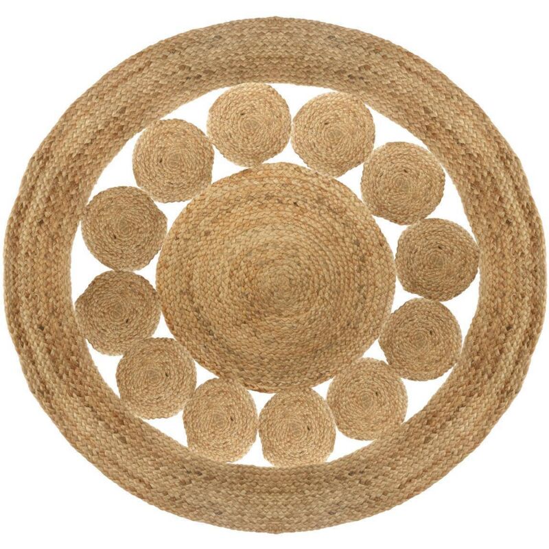 KARAT |Tapis En Jute Naturel - Tapis De Salon Moderne Tapis De Jute En Fibre Naturelle Nature 160 X 230 Cm 91977789