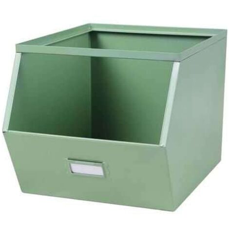 Casier de rangement en métal avec étiquette DOCK