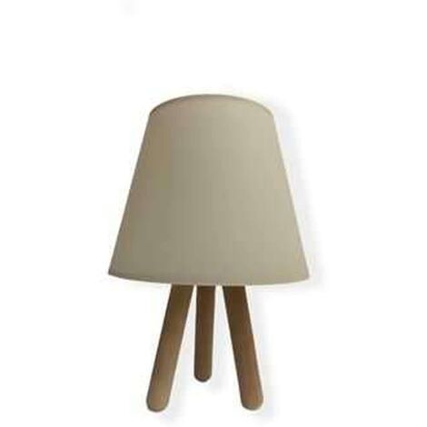 Lampe à poser trépied en bois ANKARA (1/3)
