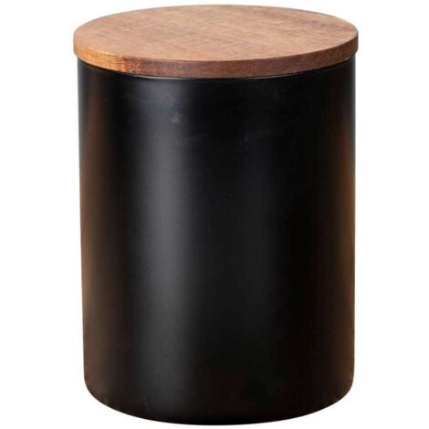 Boîte de conservation hermétique pour aliment en verre et bois (1/4)