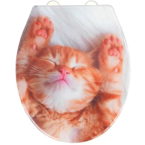 Abattant WC à motifs animaux CHATON (1/3)