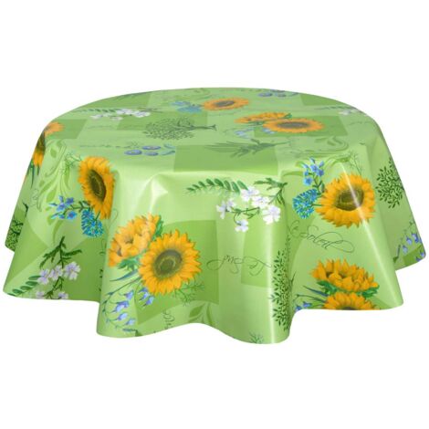 Nappe en toile cirée ronde grand format GAP