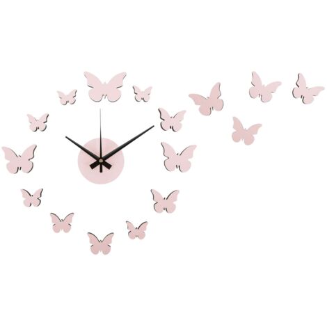 Horloge murale décorative PAPILLONS (1/3)