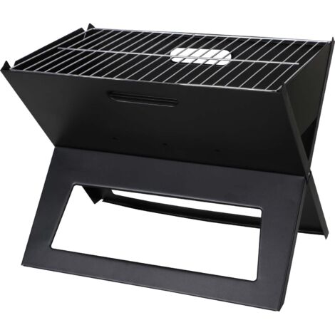 Barbecue à charbon pliable et transportable en inox (1/5)