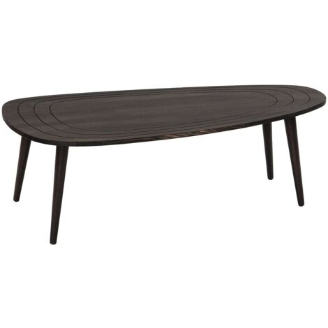 Table basse organique en bois massif THÉODORE (1/5)