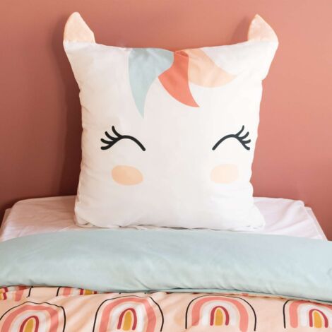 Parure de lit enfant Licorne - 100% polyester 72g/m²