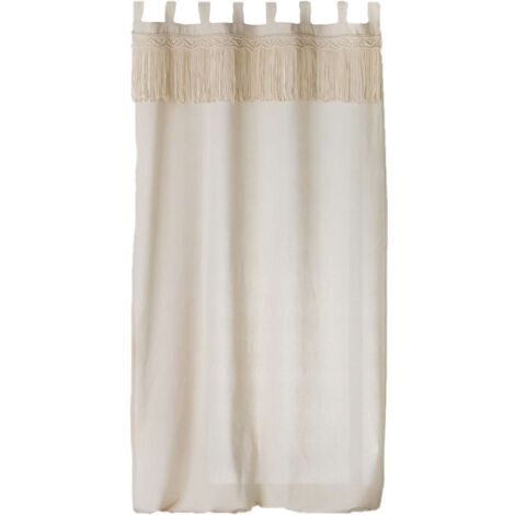 Rideau avec top macramé CERES (1/3)