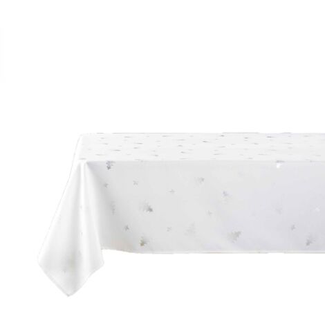 Nappe rectangulaire antitache et infroissable imprimée SAPINS (1/4)