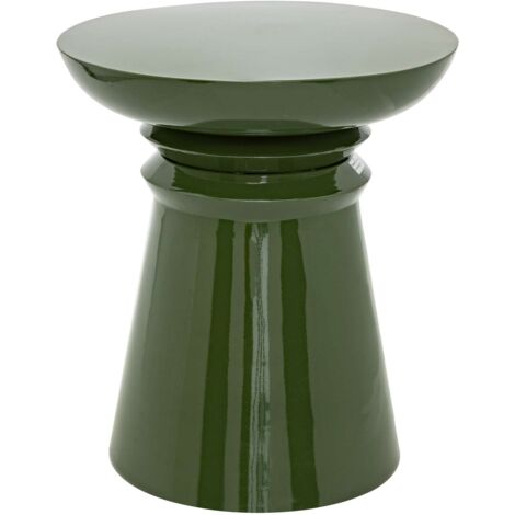 Atmosphera – Table d'appoint ronde en métal – Finition brillante – Diamètre 38 cm x Hauteur 43 cm – 3,1 kg – Pour espaces modernes (1/2)